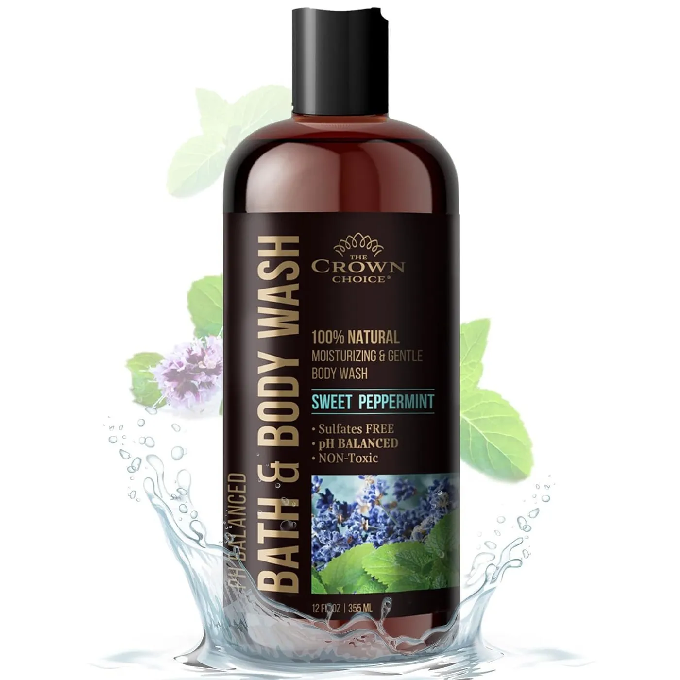 The Crown Choice lavender air freshener, peppermint body wash and lemon zest air freshener