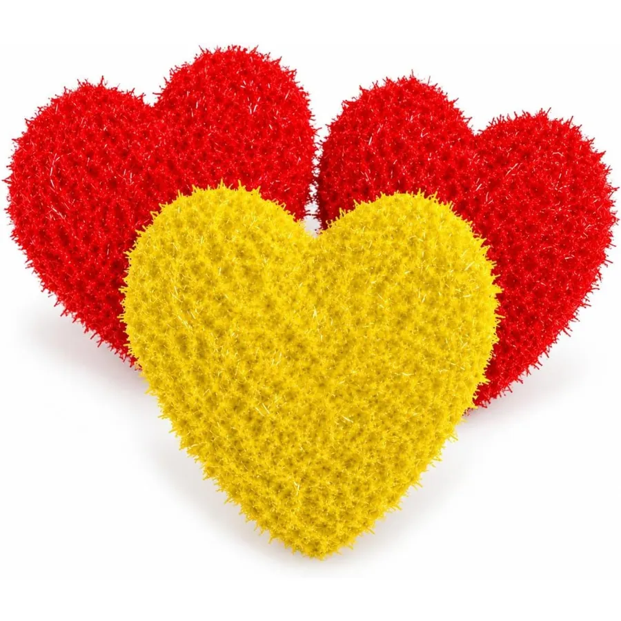 Lemon Dish Scrubbie | Hand Crocheted Long Lasting Scrubber